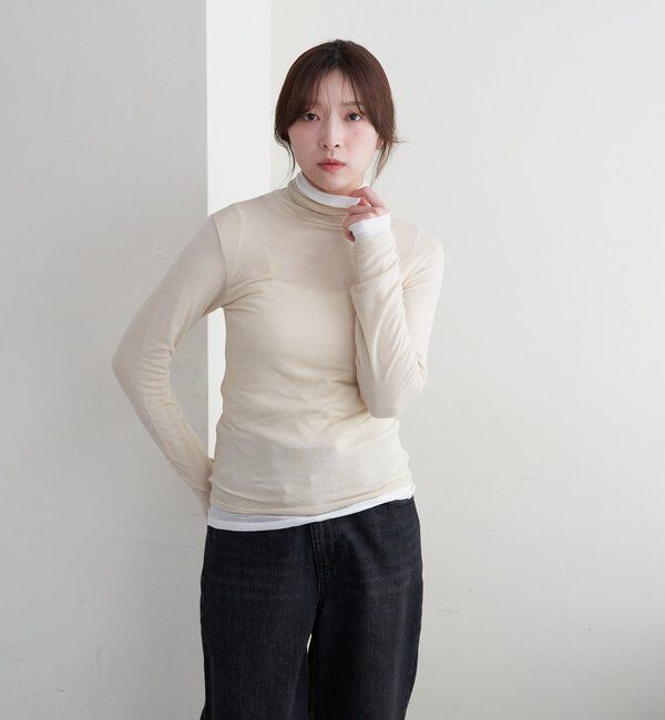  「シアータートルプルオーバー」|ニット・セーター|