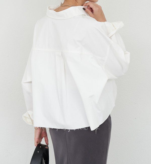  「【26SS予約】デニムオーバーショートシャツ」|シャツ・ブラウス|