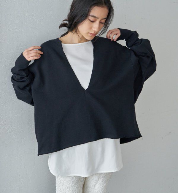  「サイドスリットブラウス」|シャツ・ブラウス|