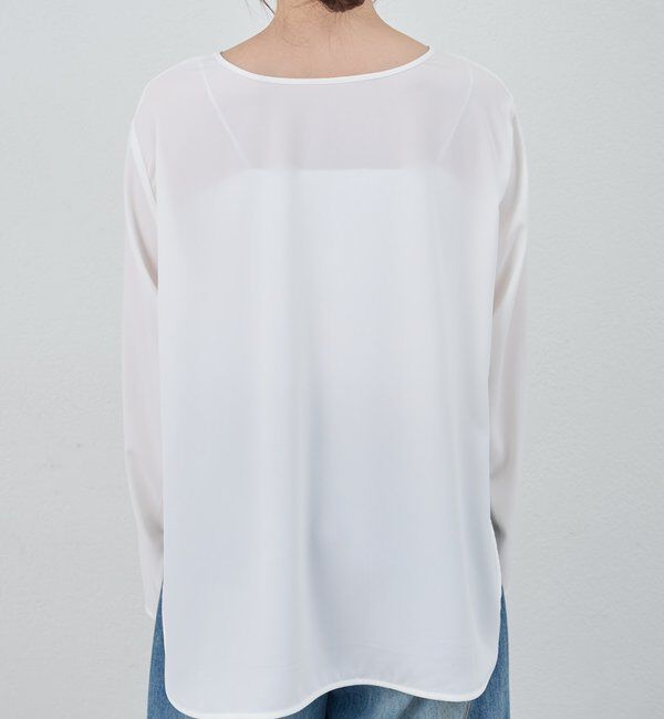  「サイドスリットブラウス」|シャツ・ブラウス|