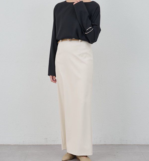  「サイドスリットブラウス」|シャツ・ブラウス|