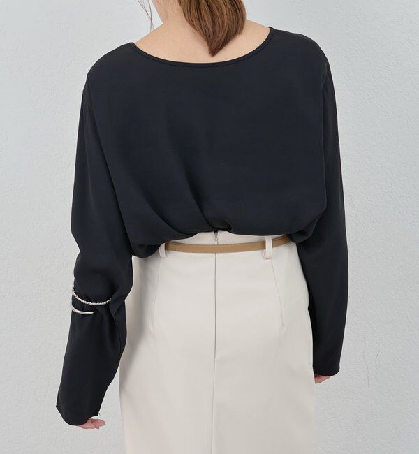  「サイドスリットブラウス」|シャツ・ブラウス|