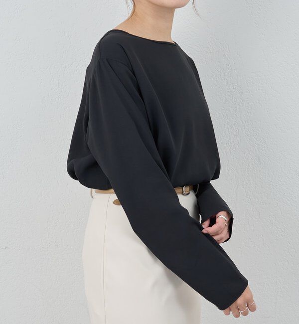  「サイドスリットブラウス」|シャツ・ブラウス|