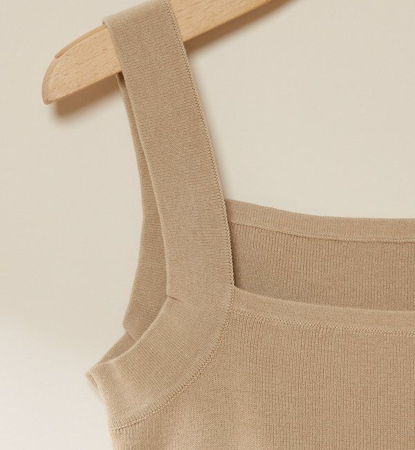 「総針ニットキャミソール」|ニット・セーター|