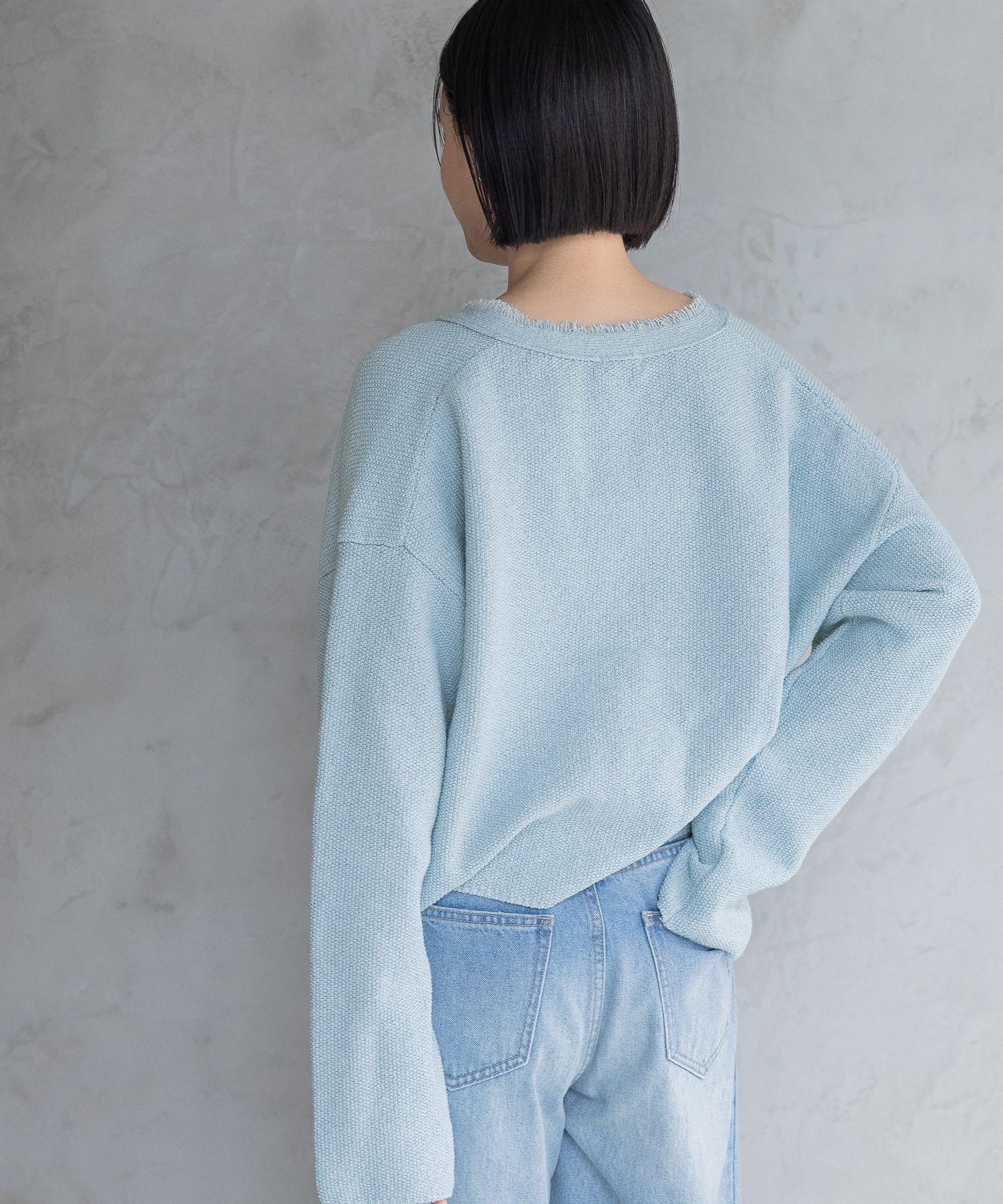 A part by 「ツイードVカーディガン」|ニット・セーター|