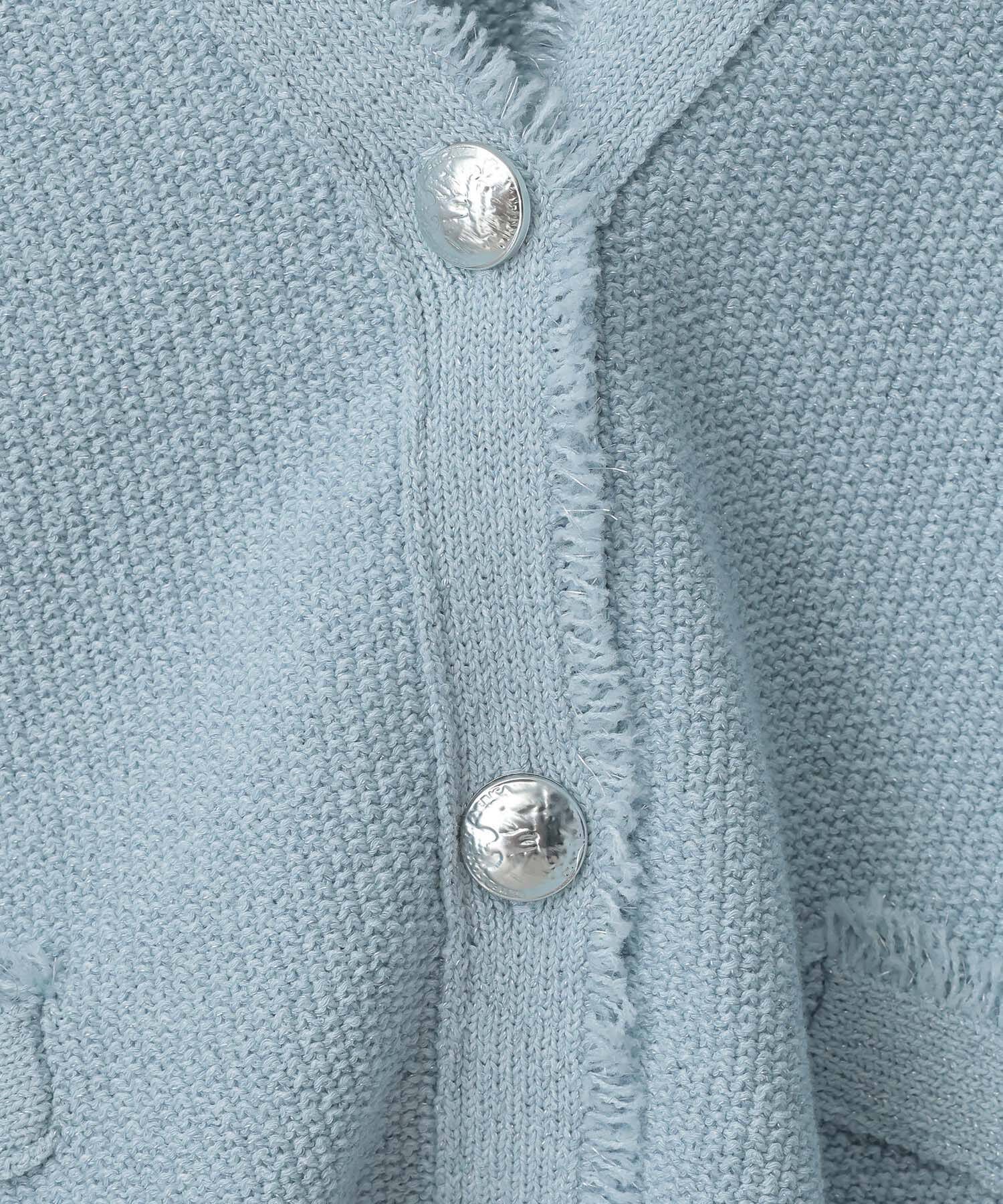 A part by 「ツイードVカーディガン」|ニット・セーター|