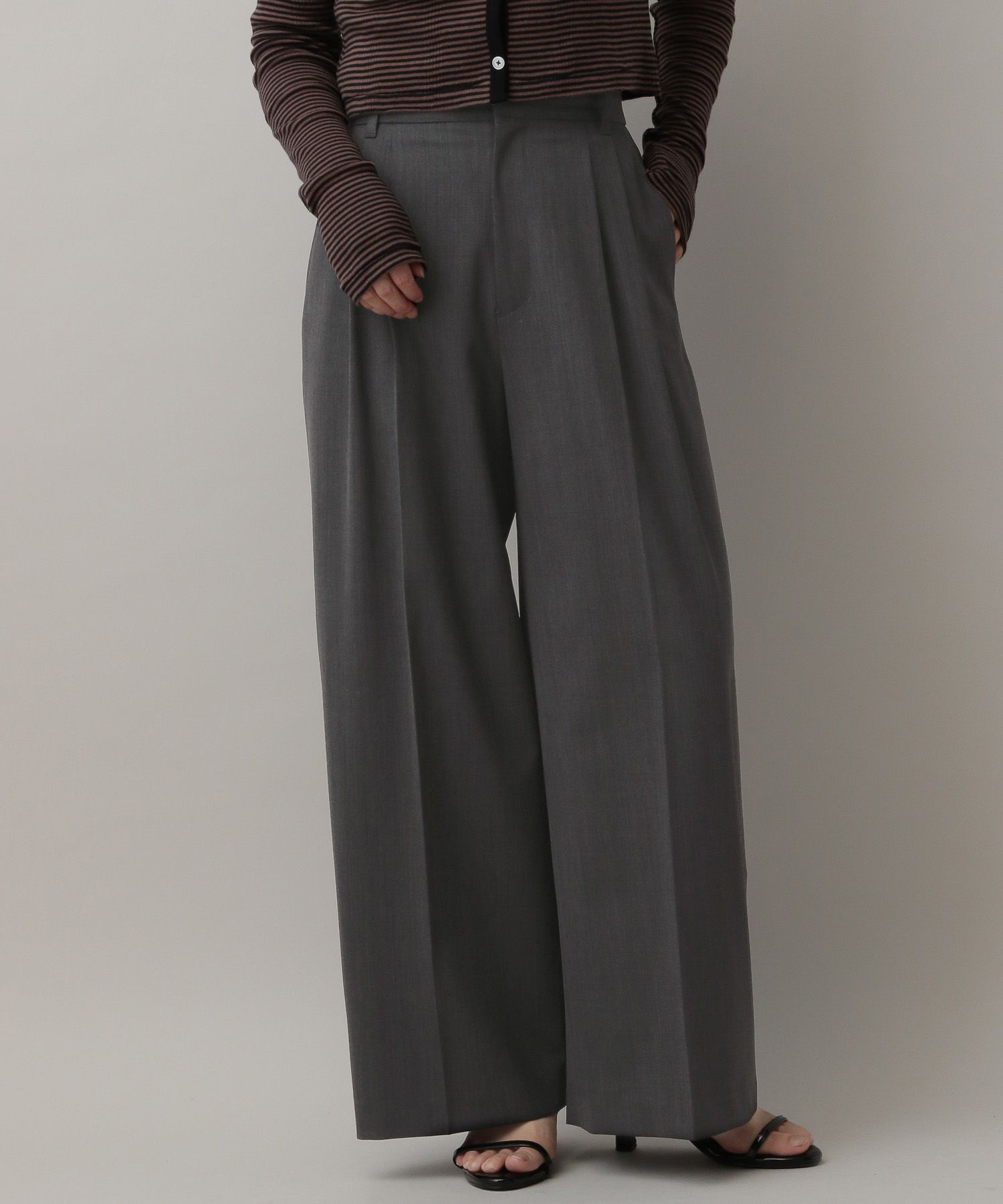 A part by 「【セットアップ対応】ハンサムストレートパンツ」|スラックス|