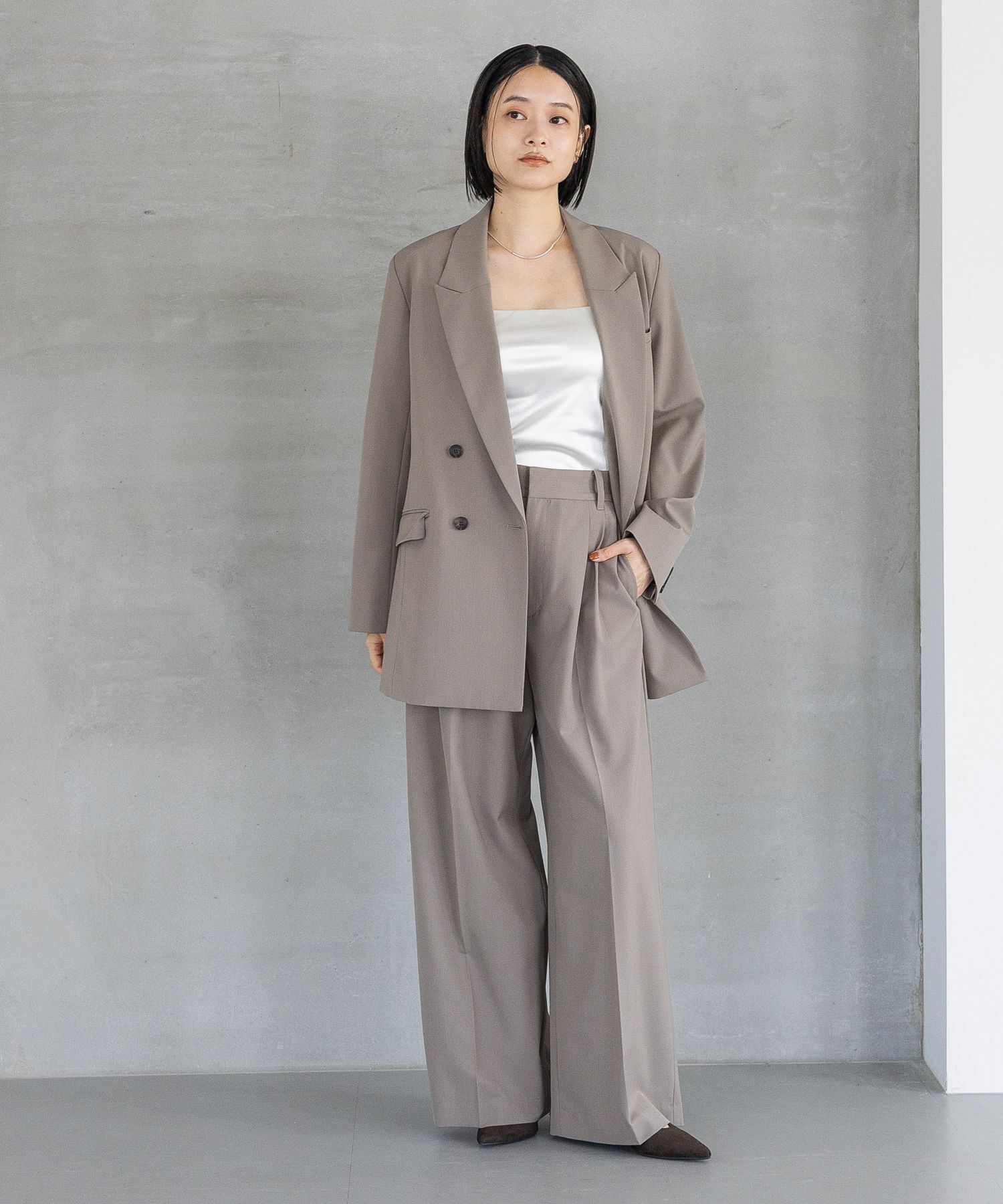 A part by 「【セットアップ対応】ハンサムストレートパンツ」|スラックス|