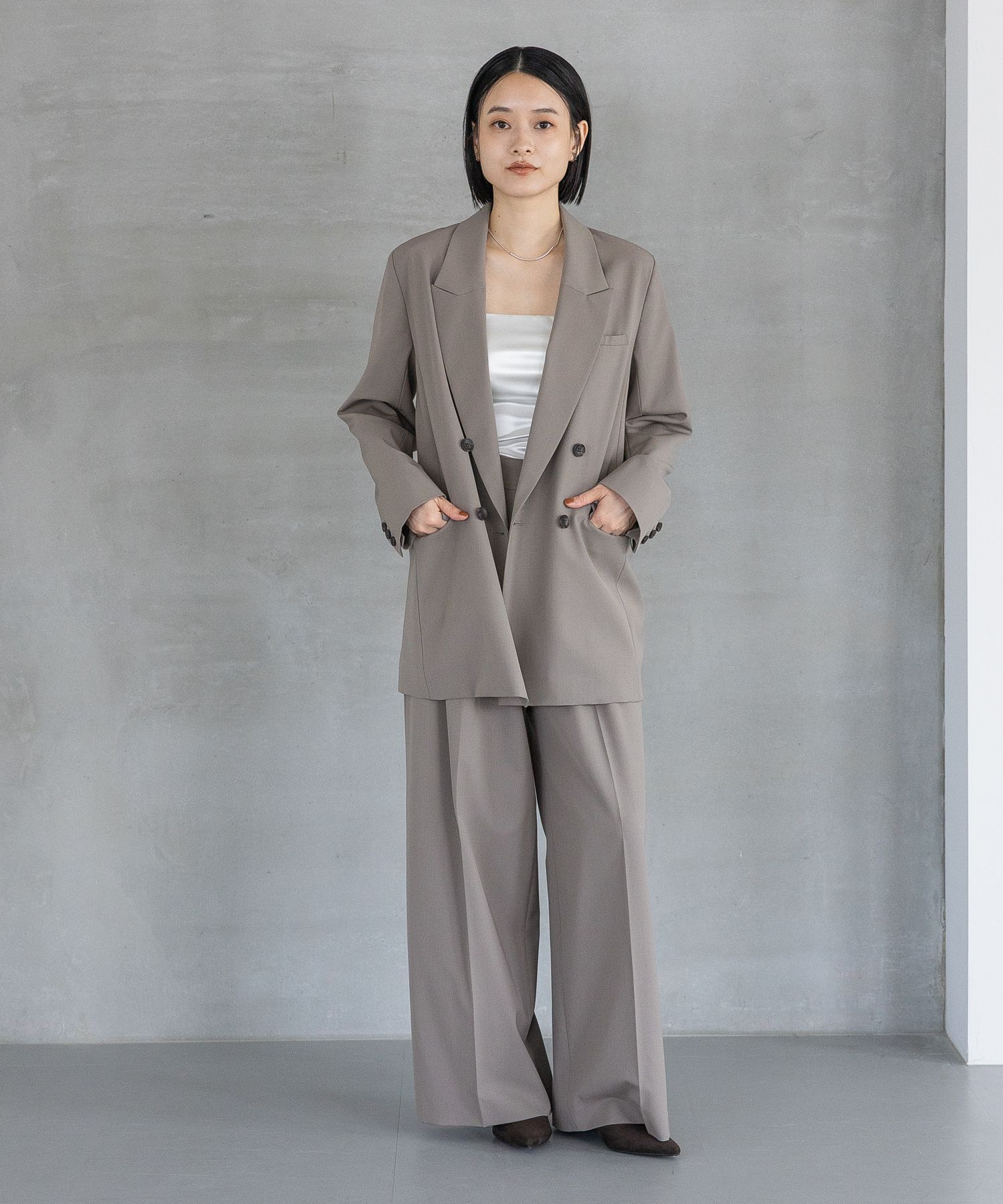 A part by 「【セットアップ対応】ハンサムストレートパンツ」|スラックス|