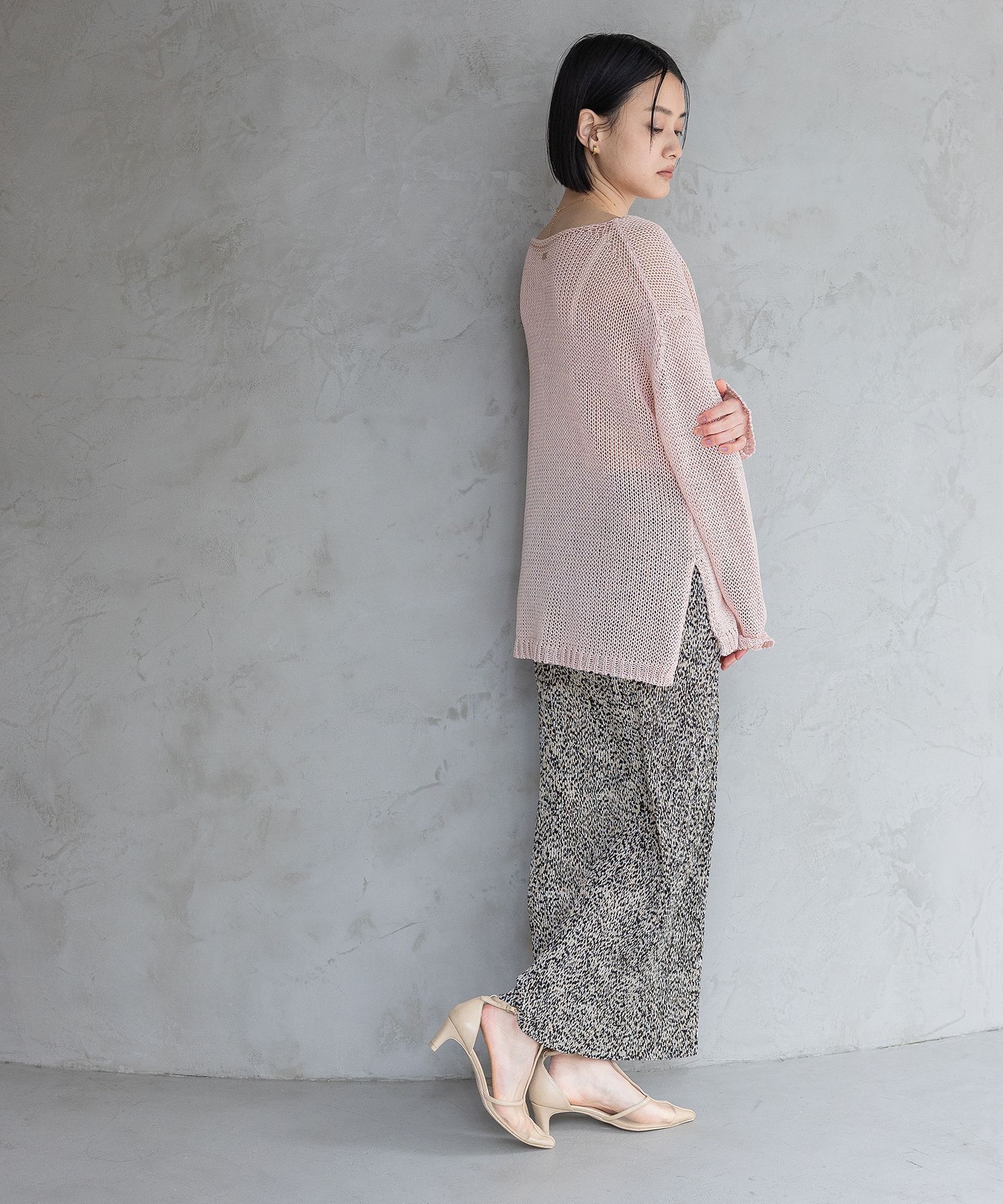 A part by 「リネンコンメッシュプルオーバー」|ニット・セーター|