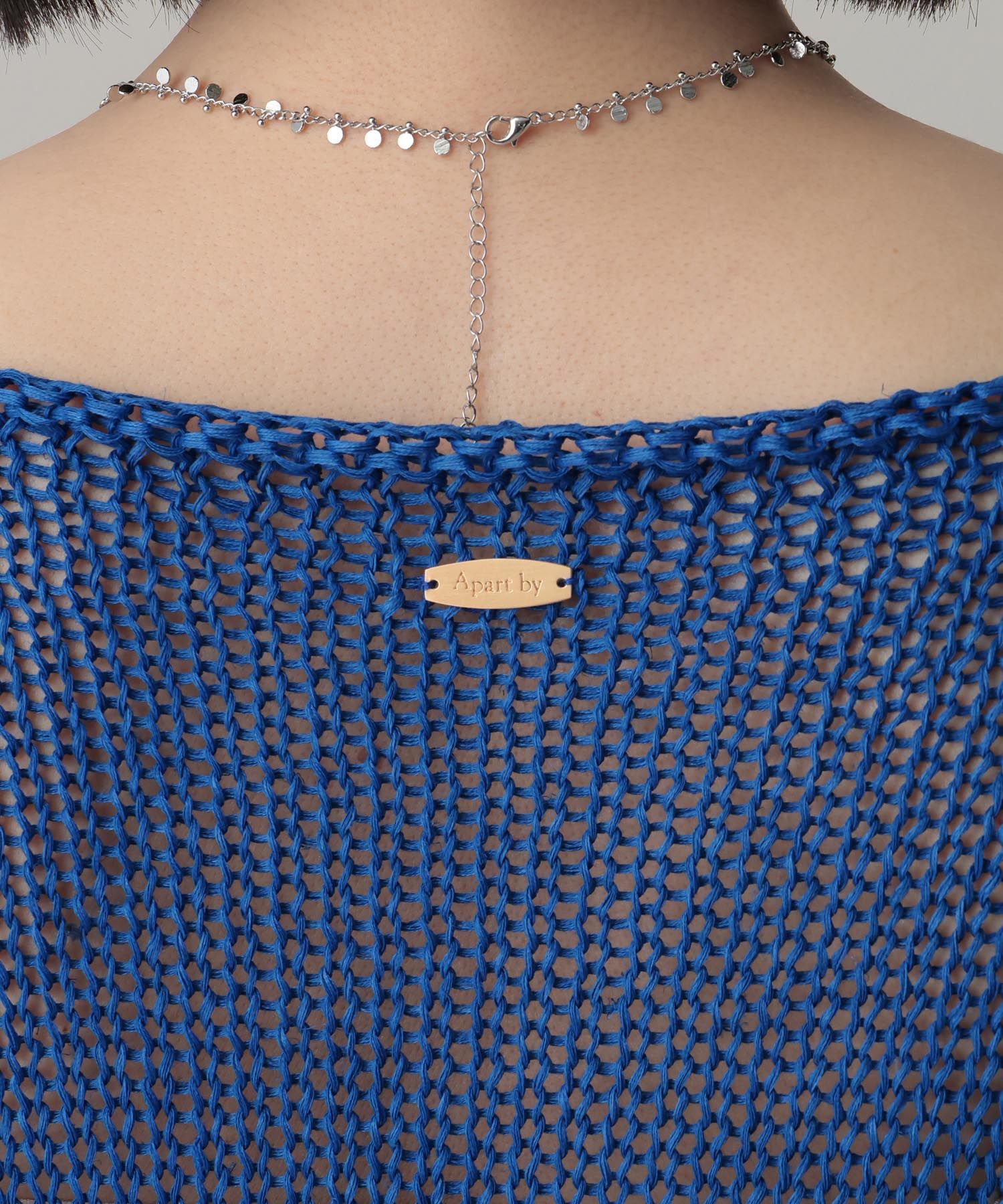 A part by 「リネンコンメッシュプルオーバー」|ニット・セーター|