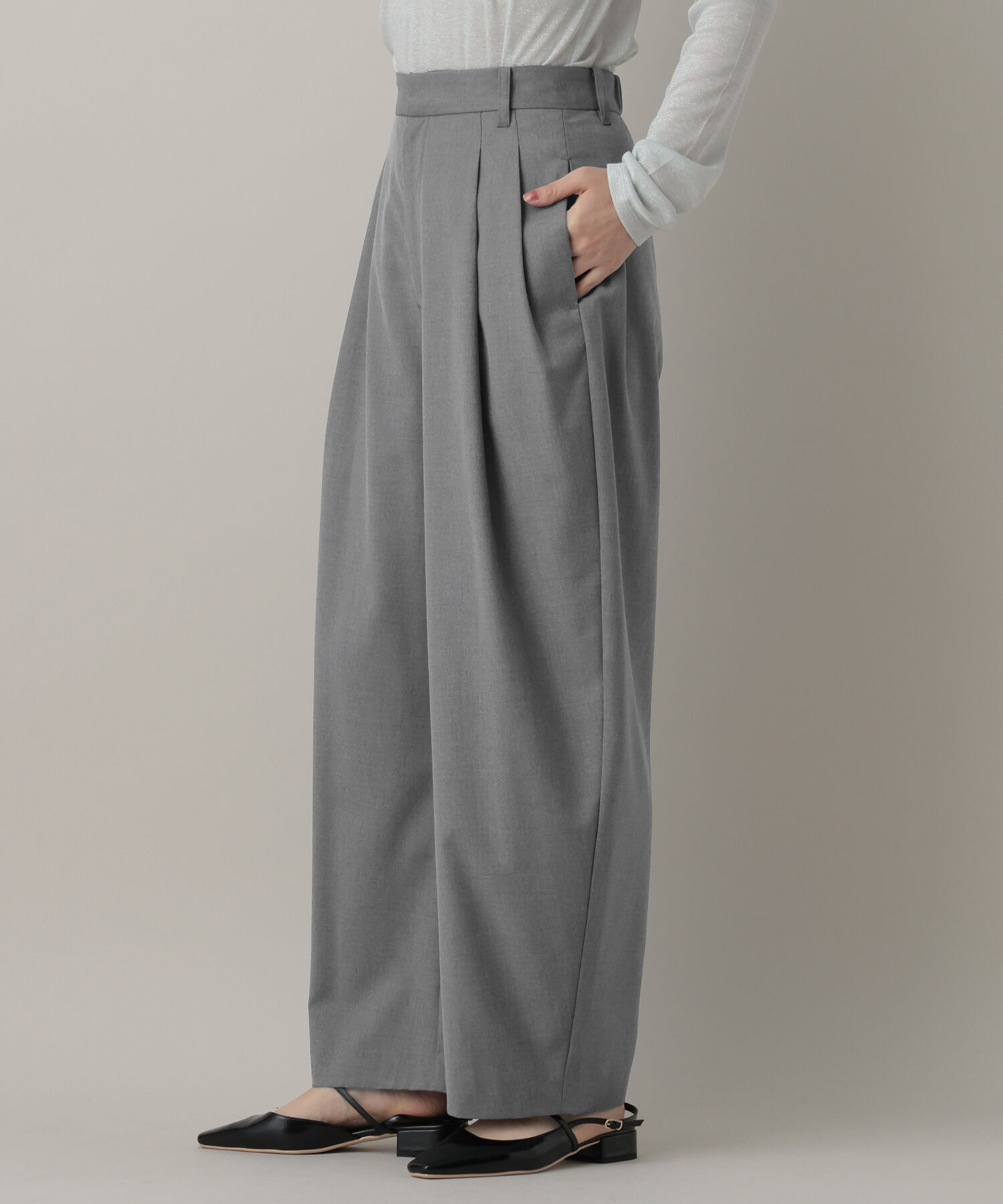 A part by 「カーブスラックスパンツ」|スラックス|