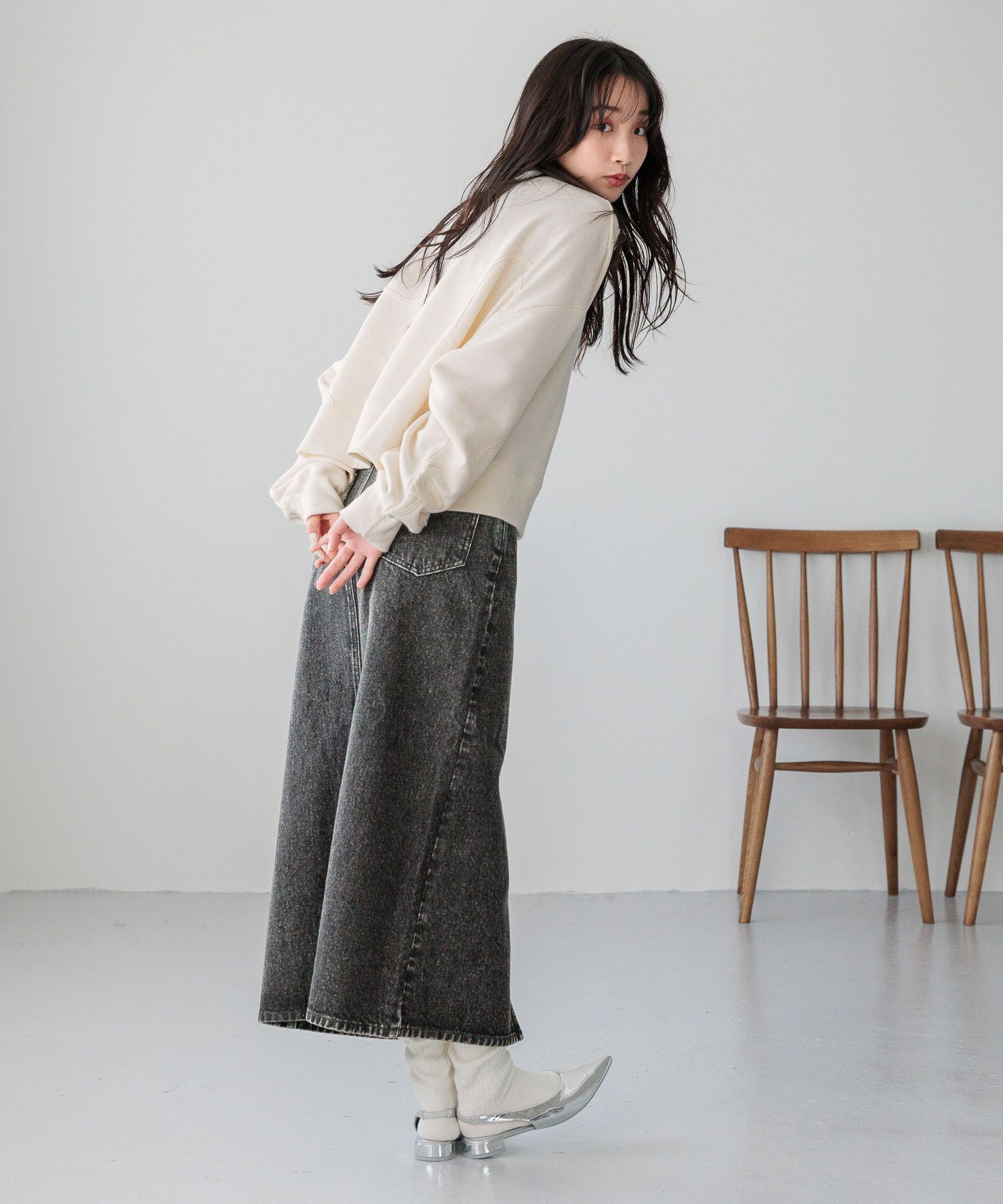 LOWRYS FARM「ＣＯＮＥ／アシメタイトスカート」|スカート|