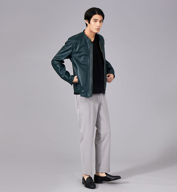 ABAHOUSE「【セットアップ対応】マルチストレッチ ピケ セオアルファ スラックス」|スラックス|