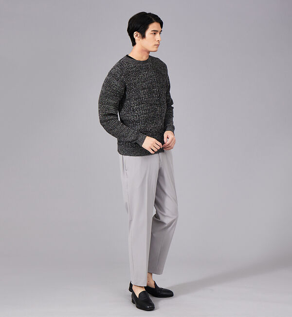 ABAHOUSE「【セットアップ対応】マルチストレッチ ピケ セオアルファ スラックス」|スラックス|