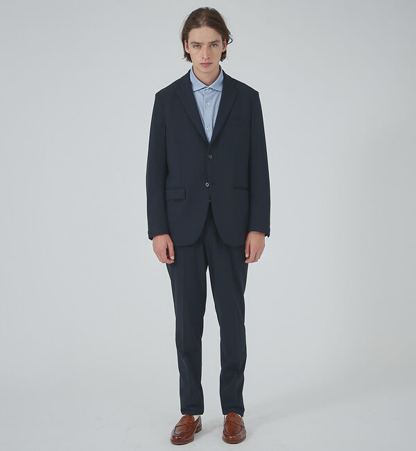 ABAHOUSE「【セットアップ対応】マルチストレッチ ピケ セオアルファ スラックス」|スラックス|