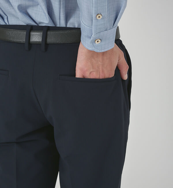 ABAHOUSE「【セットアップ対応】マルチストレッチ ピケ セオアルファ スラックス」|スラックス|