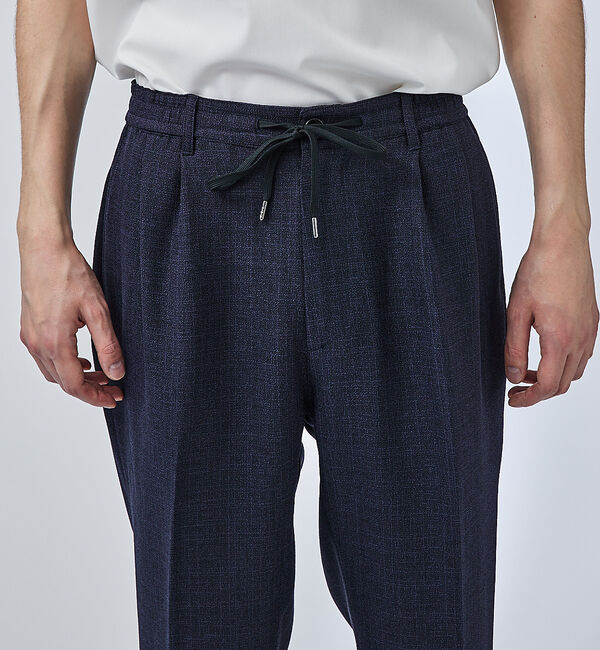 ABAHOUSE「【セットアップ対応】サマーツイード イージースラックス」|スラックス|