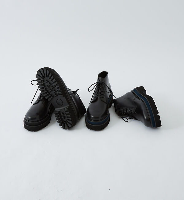 alfredoBANNISTER「ダブルソール レースアップ ブーツ」|ショートブーツ|