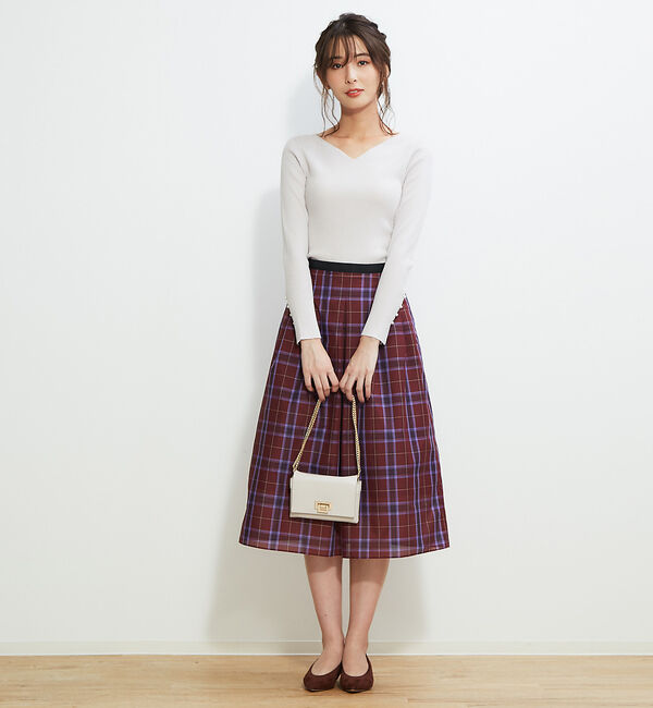 Rouge vif「チェックスカート」|スカート|