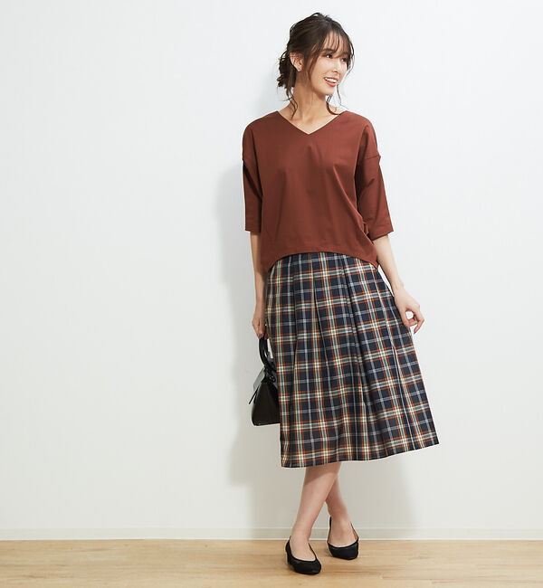 Rouge vif「チェックスカート」|スカート|