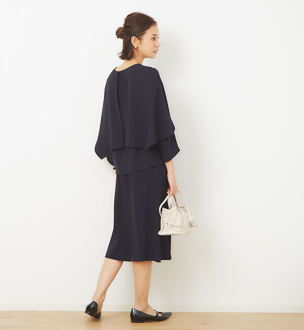 Rouge vif「【マザーニーズ】【オケージョン】ダブルクロスセミフレアスカート」|スカート|