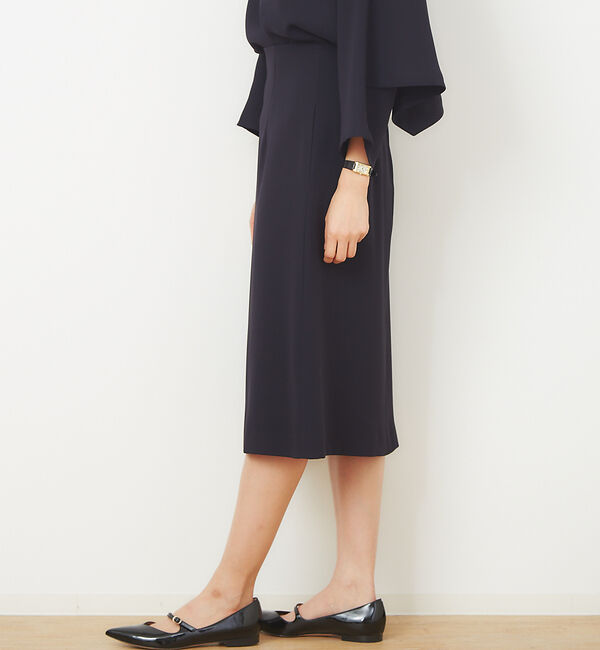 Rouge vif「【マザーニーズ】【オケージョン】ダブルクロスセミフレアスカート」|スカート|