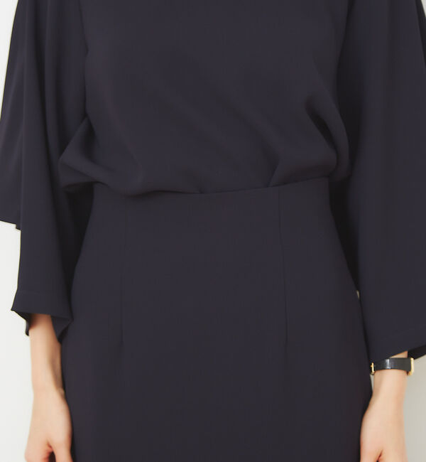 Rouge vif「【マザーニーズ】【オケージョン】ダブルクロスセミフレアスカート」|スカート|