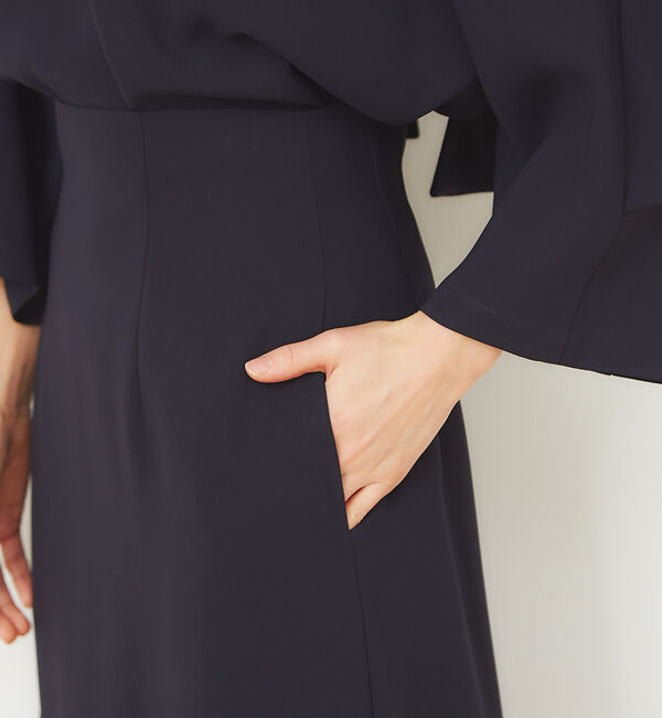 Rouge vif「【マザーニーズ】【オケージョン】ダブルクロスセミフレアスカート」|スカート|