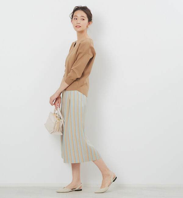 Rouge vif「RIOPELEストライプタイトスカート」|スカート|