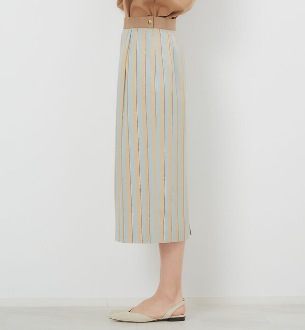 Rouge vif「RIOPELEストライプタイトスカート」|スカート|