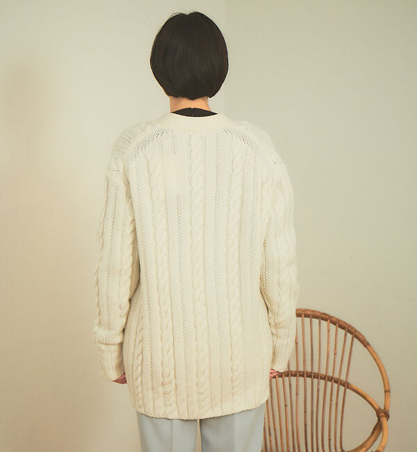 Rouge vif「ケーブルニットカーデ」|カーディガン|