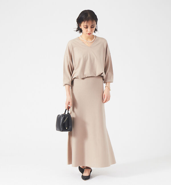 Rouge vif「【セットアップ対応】フレアニットスカート」|スカート|