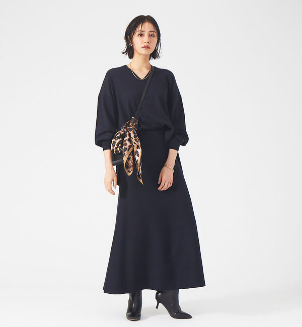 Rouge vif「【セットアップ対応】フレアニットスカート」|スカート|