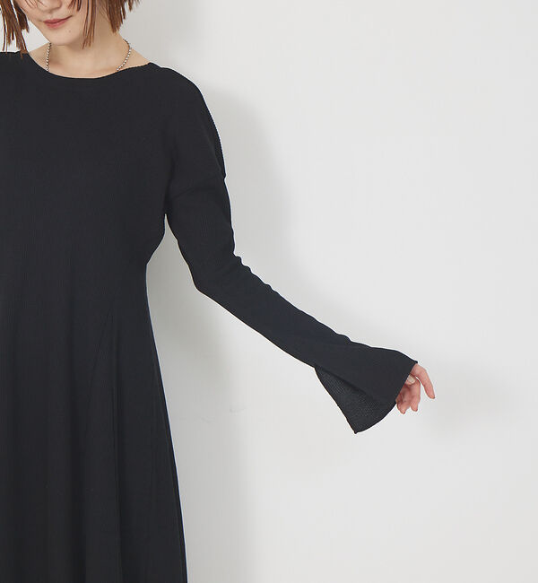 Rouge vif「ワッフルフレアワンピース」|ワンピース|