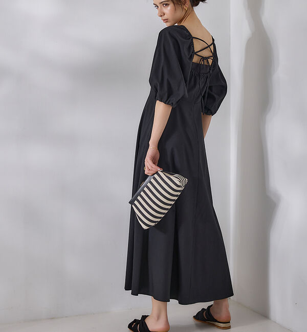 Rouge vif「パフスリーブワンピース」|ワンピース|