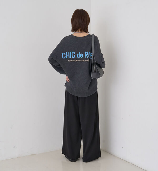 Rouge vif「ロゴニットカーディガン」|カーディガン|