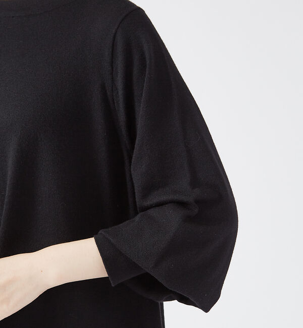 qualite「ヘムラインドレープニット」|ニット・セーター|