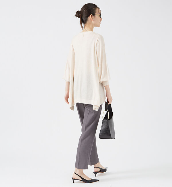 qualite「ヘムラインドレープニット」|ニット・セーター|