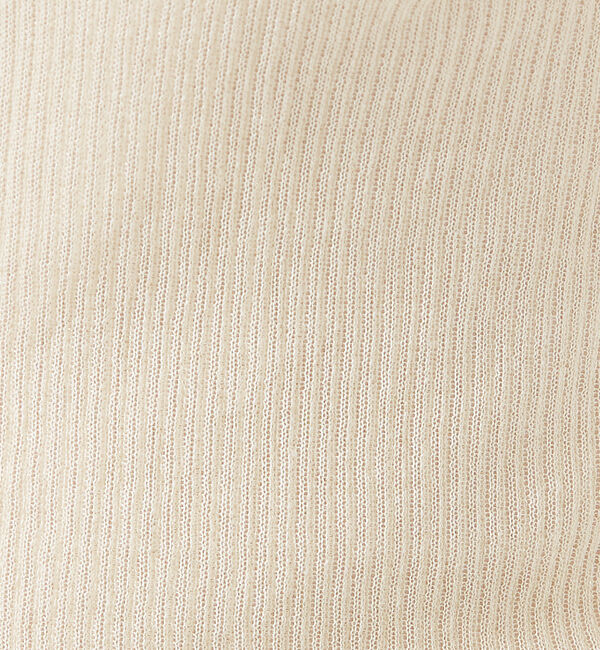 qualite「シャイニーリブニット」|ニット・セーター|