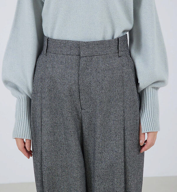 qualite「【セットアップ対応】ウールサキソニーマッキンパンツ」|スラックス|