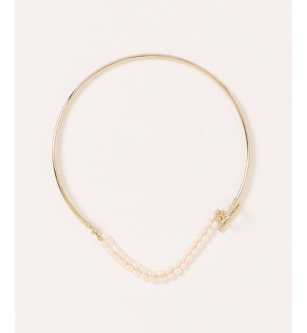 qualite「バロックパールチョーカー」|ネックレス|ゴールド