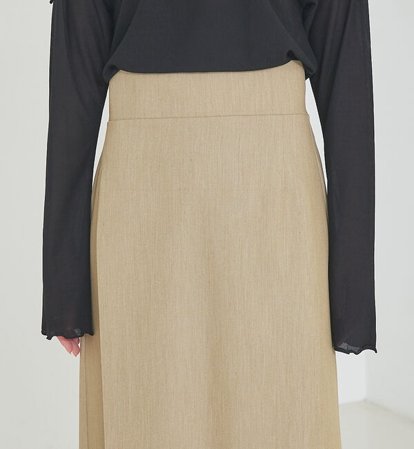 SELFIST「ショートパンツ付きスリットロングスカート」|スカート|