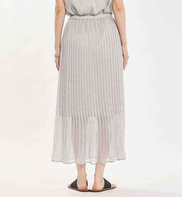 abahouse mavie「【セットアップ対応】シアープリーツスカート」|スカート|