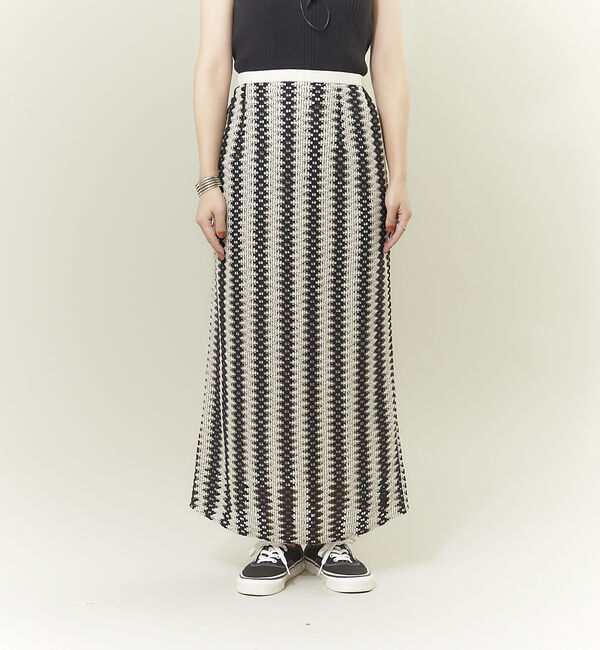 NOMINE「【WEB限定商品】バイカラーレーススカート」|スカート|