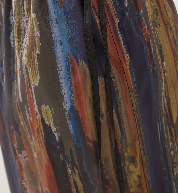 NOMINE「【セットアップ対応】ペイント柄 スリット スカート【予約】」|スカート|