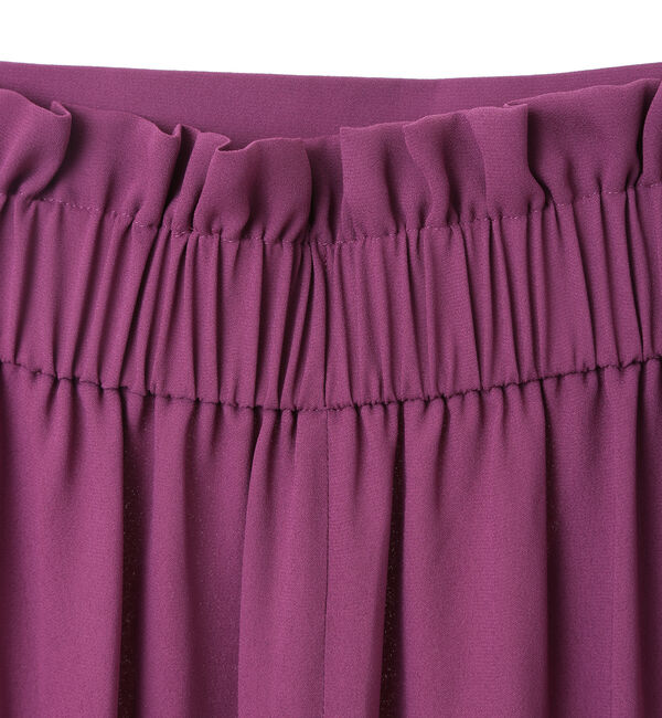 TIARA「タックフレアパンツ」|スラックス|