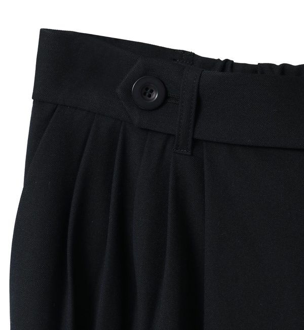 TIARA「タックワイドパンツ」|スラックス|