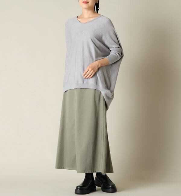 Liesse「サテンフレアスカート」|スカート|