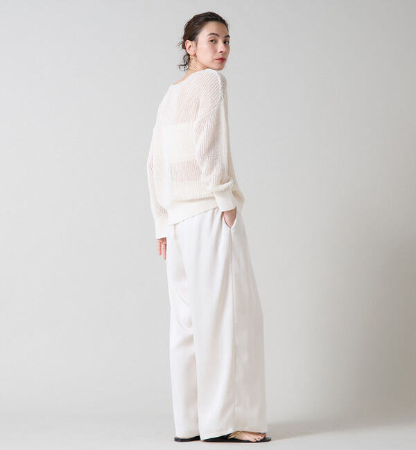 Liesse「ボートネックギマニット」|ニット・セーター|